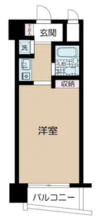 関内ロイヤルガーデン【2階】の間取り