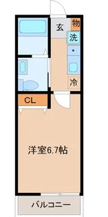 【2026年春入居可】壱番館【1階】の間取り