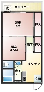 梅ヶ丘ダイケン【1階】の間取り
