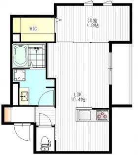 アシアリー【2階】の間取り