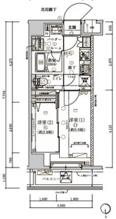メインステージ浮間舟渡(メインステージウキマフナド)【5階】の間取り