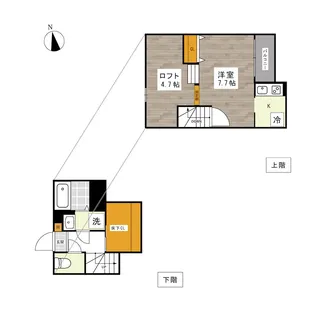 ADC黄金マーレ【2階】の間取り