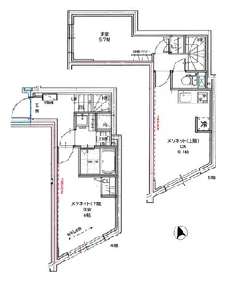 CREAL三軒茶屋の間取り
