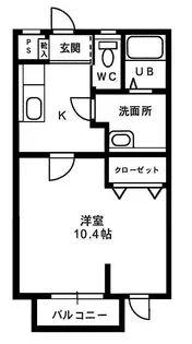 Mヒルズ【1階】の間取り
