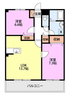 ペットぴあミー・ポッチ【3階】の間取り