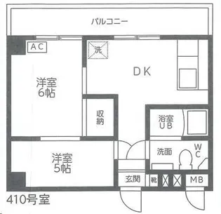 ヘレンハウゼ【4階】の間取り