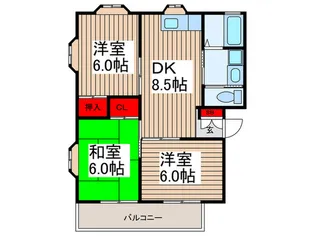 フィールドNパレス【1階】の間取り