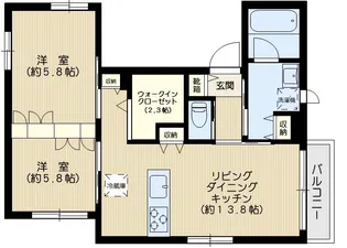 カーサTS根津【3階】の間取り