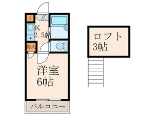 プライマリー到津の森【2階】の間取り