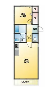 グランメール鈴木【1階】の間取り