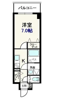 クラウドヒル墨田【2階】の間取り