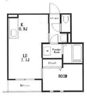 プティレーヴ亀戸【2階】の間取り