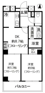 クリダイマンション【3階】の間取り