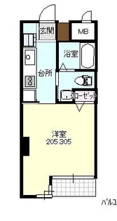サンパール矢幅【2階】の間取り
