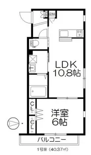 カナート北砂【3階】の間取り