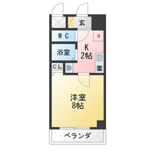 ヤマトマンション大須V【3階】の間取り