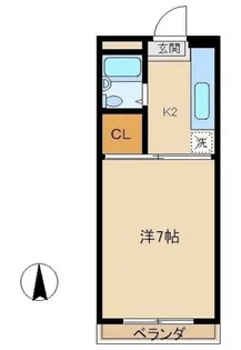 ハイムタジマ【2階】の間取り