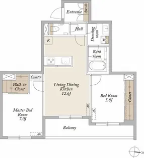 ロシェ西落合【3階】の間取り