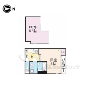 ハーモニーテラス景勝町2【1階】の間取り