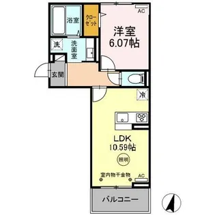 ル・ココン【3階】の間取り