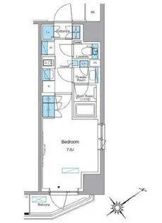 ルフォンプログレ赤塚【3階】の間取り