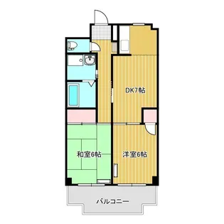 ロイヤルマンションHAMADA【4階】の間取り