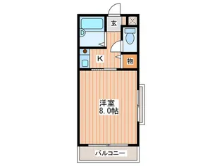ロ-タリ-マンション萱島西【5階】の間取り