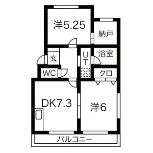 第三ゴトウハイツ【2階】の間取り