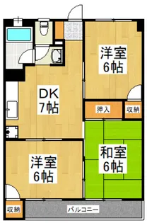 森田コーポ【3階】の間取り