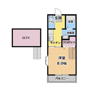 カナールASAMI Part1【2階】の間取り