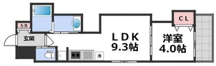 BOMIORA寺田町【2階】の間取り