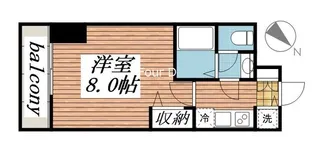 メゾン・ド・ヴィレ日本橋浜町【9階】の間取り