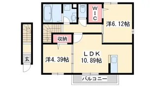 HEIM SPICA B棟【1階】の間取り