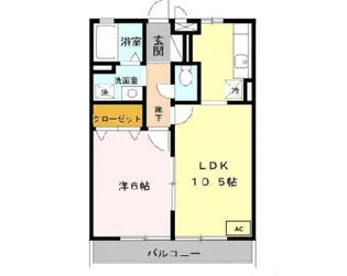 ハウス アム ノルデン【3階】の間取り