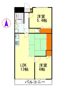 テレスハラ【2階】の間取り