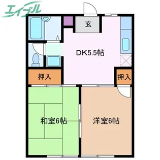 シティハイツ後藤【2階】の間取り