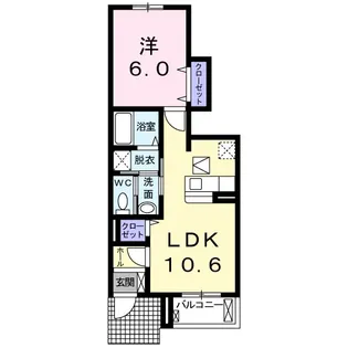 アヴァンティヒルズ【1階】の間取り