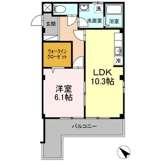 テラス幸泉【3階】の間取り