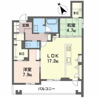 MONOLITH(モノリス)【2階】の間取り