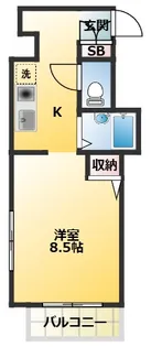 チセ・ムジュール【6階】の間取り