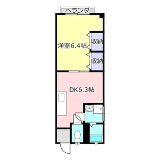 松原ビル【2階】の間取り