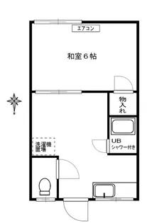 柳栄荘【2階】の間取り
