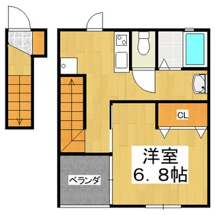 RELUXIA 北棟【2階】の間取り