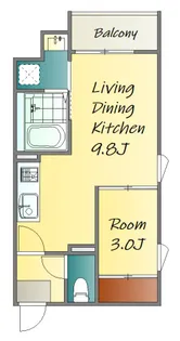 REGALEST 江波東【3階】の間取り