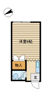 藤の木ハイツ【2階】の間取り