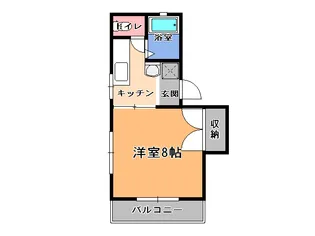メゾン栄2号棟【2階】の間取り
