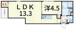 グランクオール京成高砂【1階】の間取り