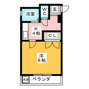 ドエルKMII【1階】の間取り