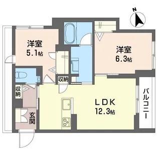 ピステン M【3階】の間取り