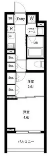 セジョリ高井戸【3階】の間取り